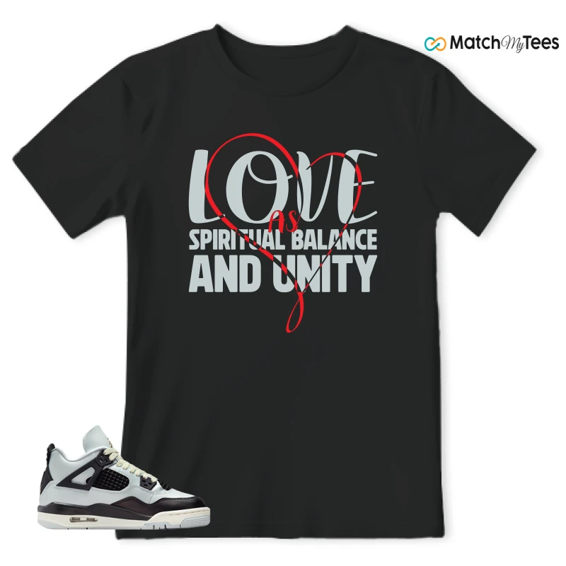 NIKE AIR JORDAN 4 RETRO PLATINUM GOLD SNEAKER Matching Tees t-shirt