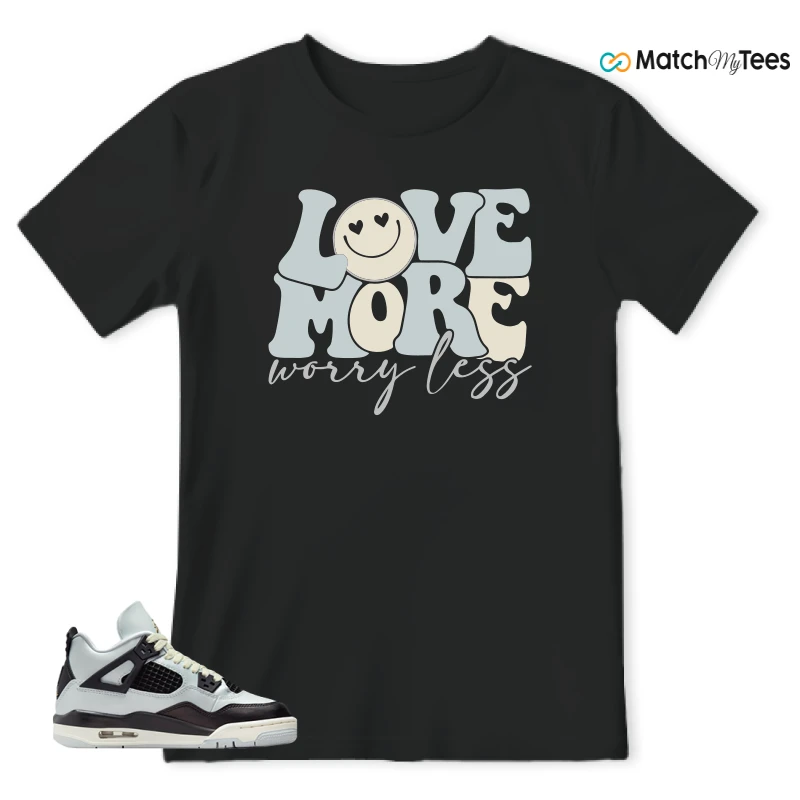 NIKE AIR JORDAN 4 RETRO PLATINUM GOLD SNEAKER Matching Tees t-shirt
