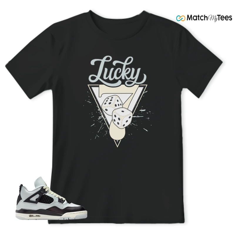 NIKE AIR JORDAN 4 RETRO PLATINUM GOLD SNEAKER Matching Tees t-shirt