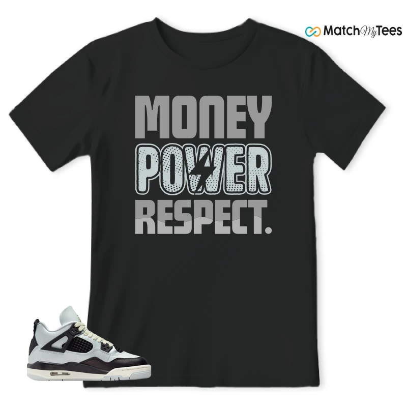 NIKE AIR JORDAN 4 RETRO PLATINUM GOLD SNEAKER Matching Tees t-shirt