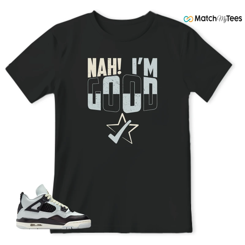 NIKE AIR JORDAN 4 RETRO PLATINUM GOLD SNEAKER Matching Tees t-shirt