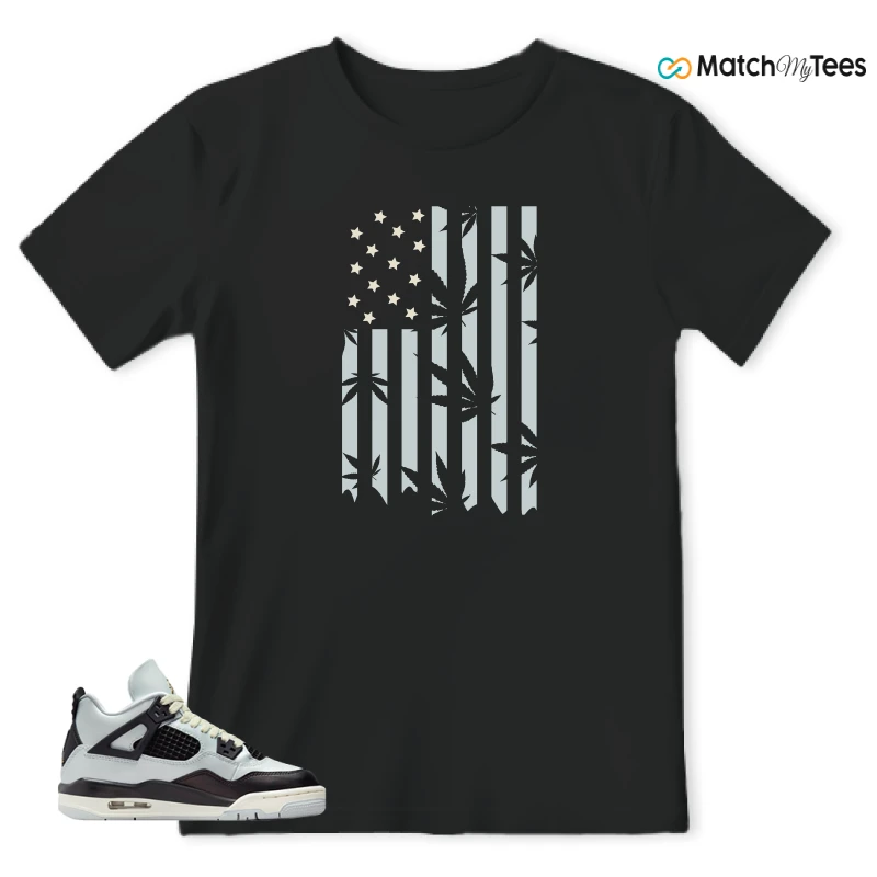 NIKE AIR JORDAN 4 RETRO PLATINUM GOLD SNEAKER Matching Tees t-shirt