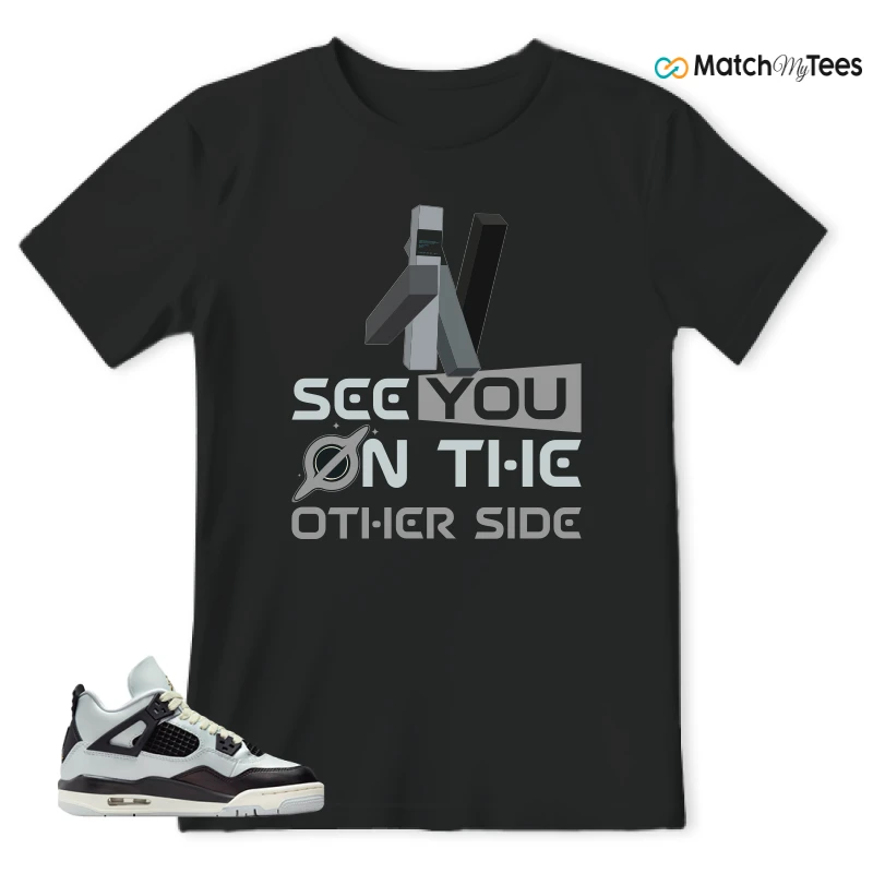 NIKE AIR JORDAN 4 RETRO PLATINUM GOLD SNEAKER Matching Tees t-shirt