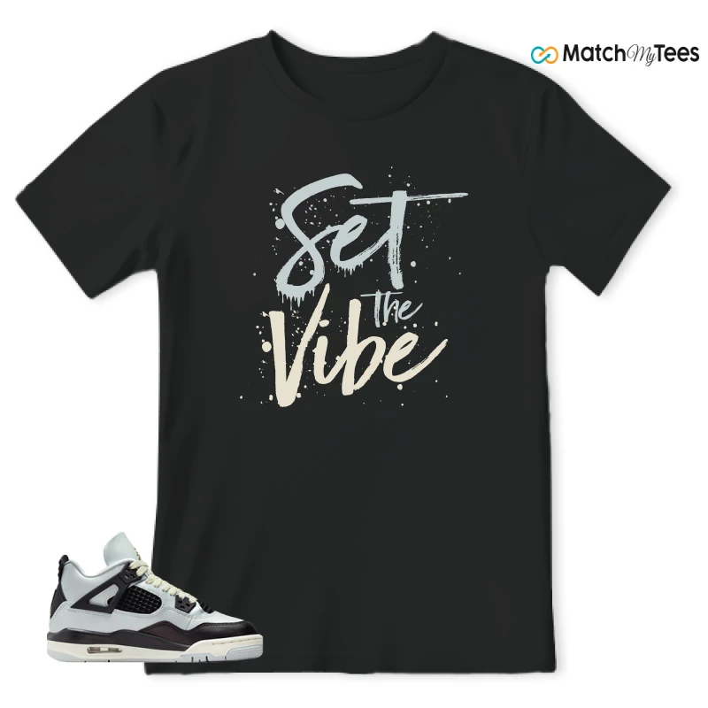 NIKE AIR JORDAN 4 RETRO PLATINUM GOLD SNEAKER Matching Tees t-shirt