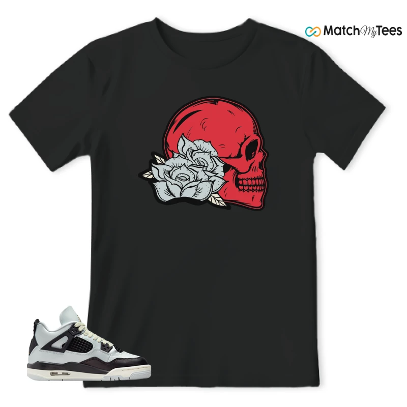 NIKE AIR JORDAN 4 RETRO PLATINUM GOLD SNEAKER Matching Tees t-shirt