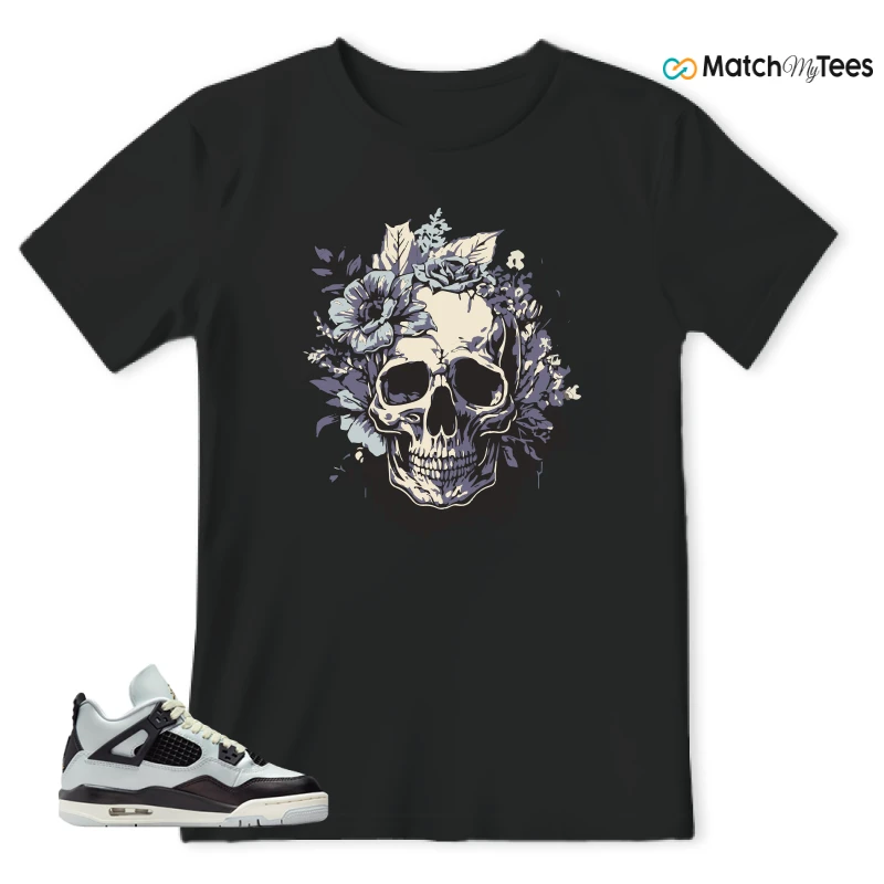 NIKE AIR JORDAN 4 RETRO PLATINUM GOLD SNEAKER Matching Tees t-shirt