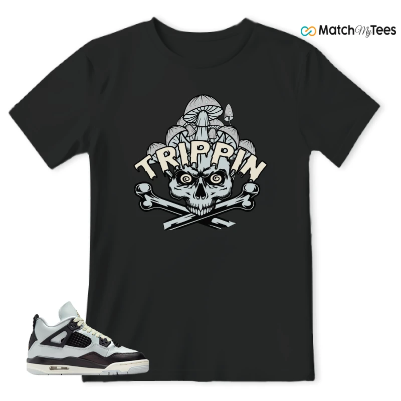 NIKE AIR JORDAN 4 RETRO PLATINUM GOLD SNEAKER Matching Tees t-shirt