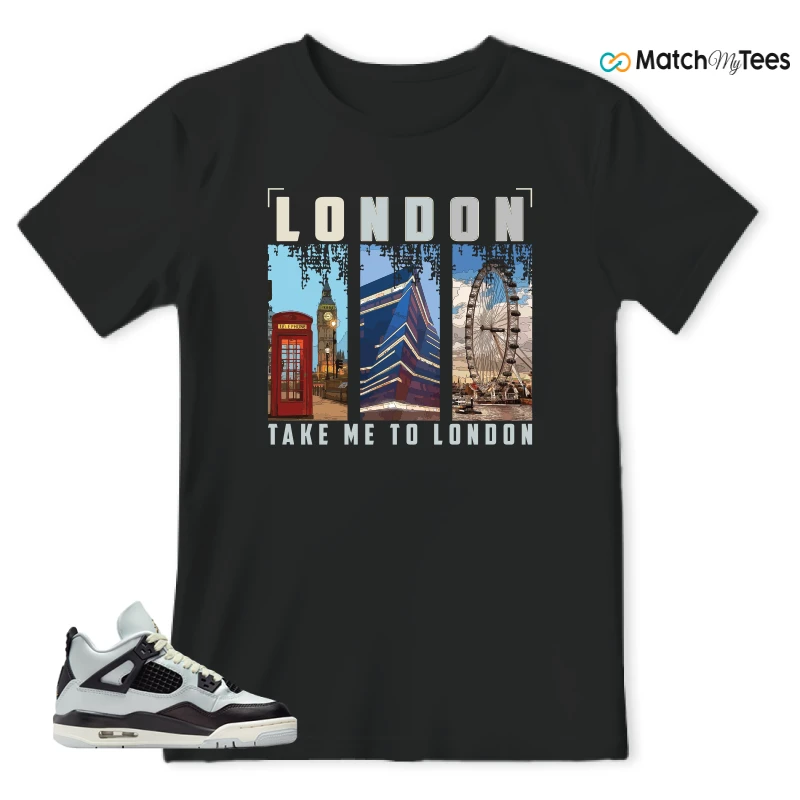 NIKE AIR JORDAN 4 RETRO PLATINUM GOLD SNEAKER Matching Tees t-shirt
