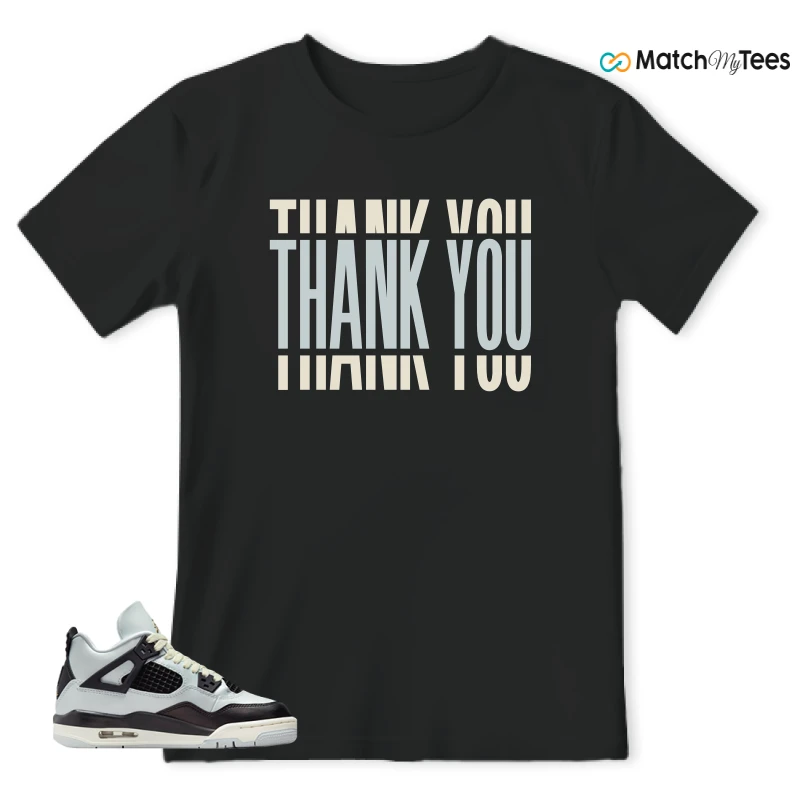 NIKE AIR JORDAN 4 RETRO PLATINUM GOLD SNEAKER Matching Tees t-shirt