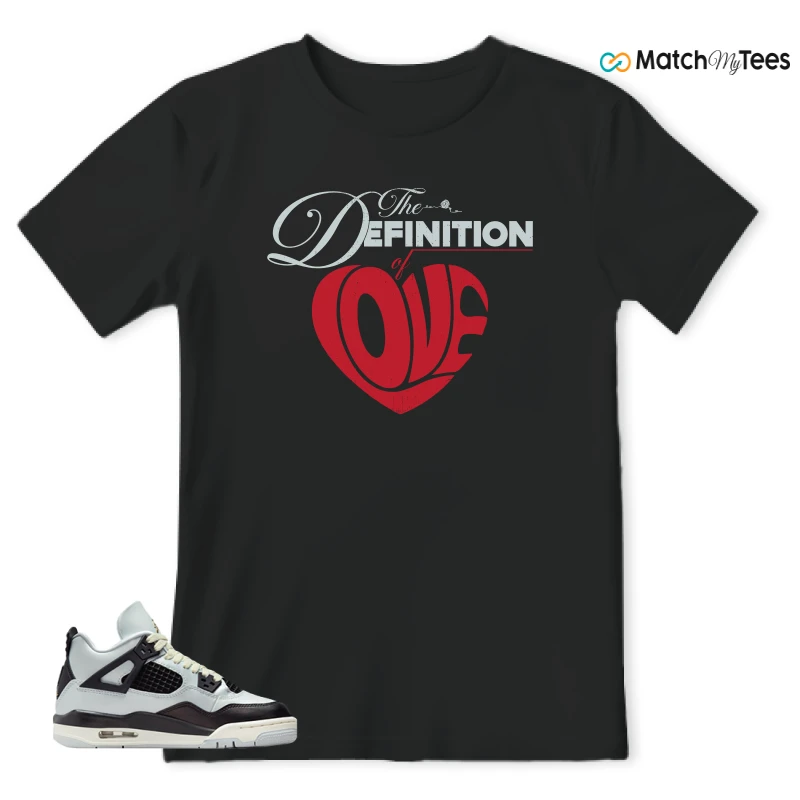 NIKE AIR JORDAN 4 RETRO PLATINUM GOLD SNEAKER Matching Tees t-shirt