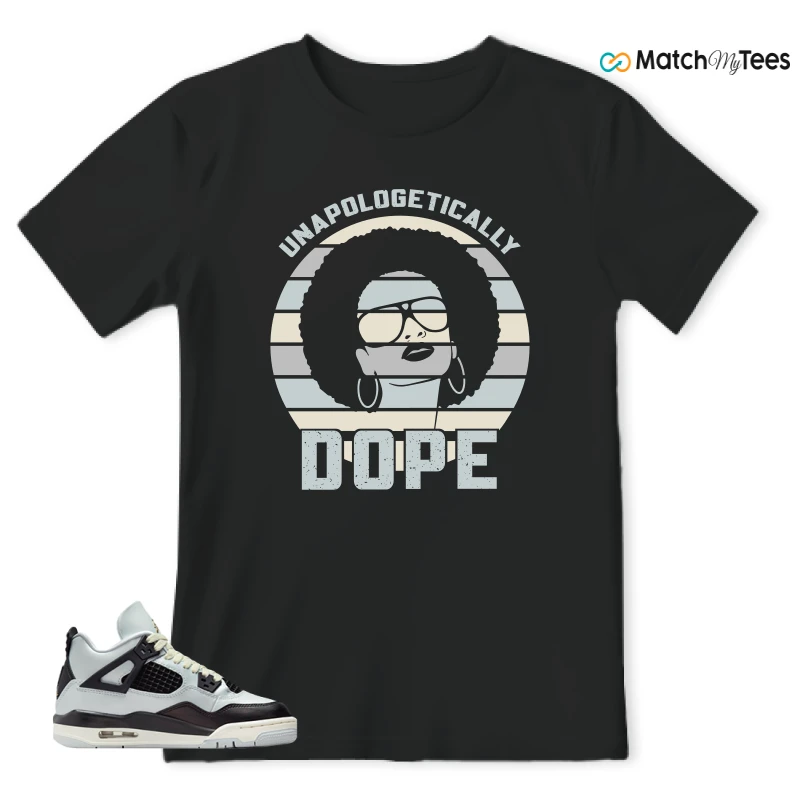 NIKE AIR JORDAN 4 RETRO PLATINUM GOLD SNEAKER Matching Tees t-shirt