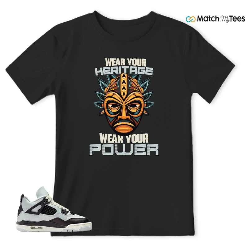 NIKE AIR JORDAN 4 RETRO PLATINUM GOLD SNEAKER Matching Tees t-shirt