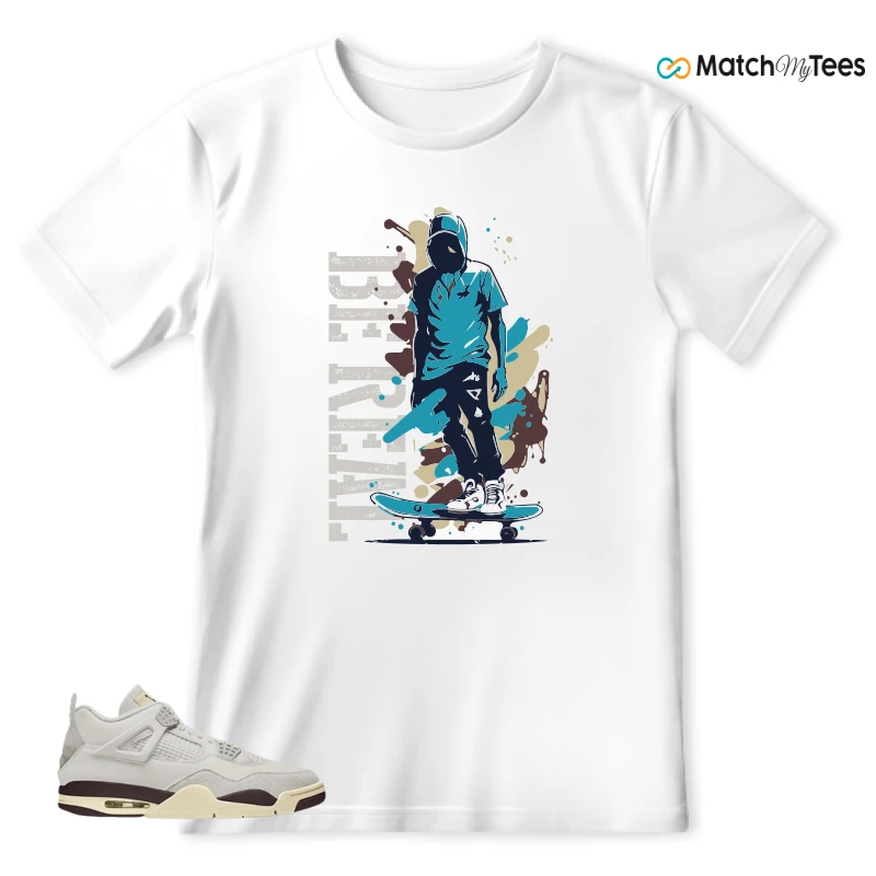 NIKE AIR JORDAN 4 RETRO X A MA MANIÉRE PHANTOM WMNS SNEAKER Matching Tees t-shirt