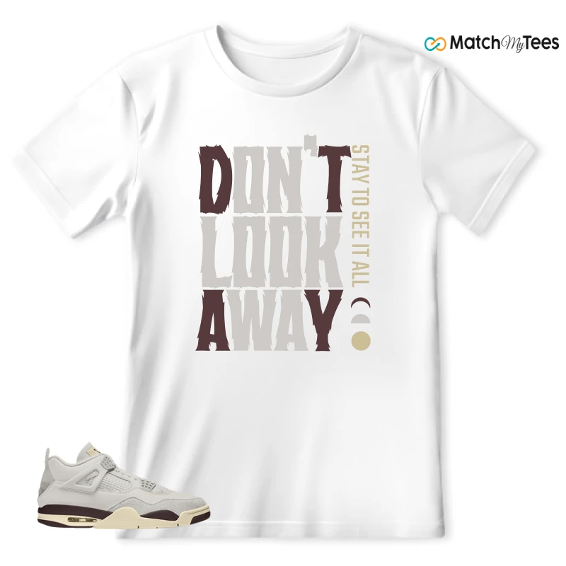 NIKE AIR JORDAN 4 RETRO X A MA MANIÉRE PHANTOM WMNS SNEAKER Matching Tees t-shirt