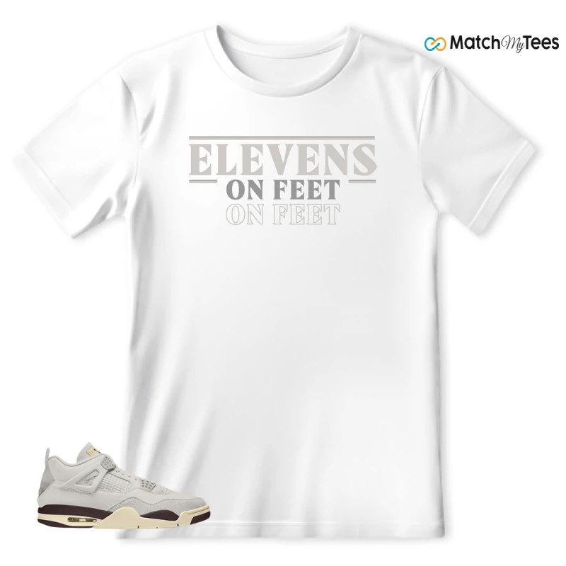 NIKE AIR JORDAN 4 RETRO X A MA MANIÉRE PHANTOM WMNS SNEAKER Matching Tees t-shirt