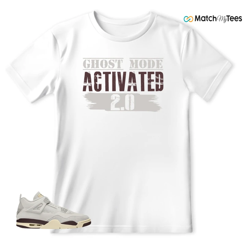 NIKE AIR JORDAN 4 RETRO X A MA MANIÉRE PHANTOM WMNS SNEAKER Matching Tees T-shirt for Men