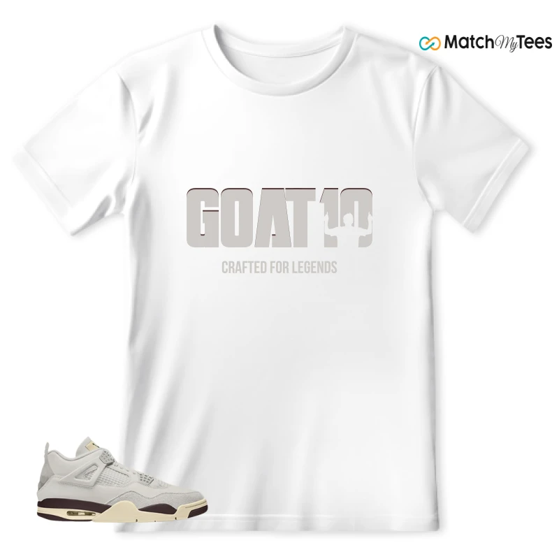 NIKE AIR JORDAN 4 RETRO X A MA MANIÉRE PHANTOM WMNS SNEAKER Matching Tees T-shirt for Men