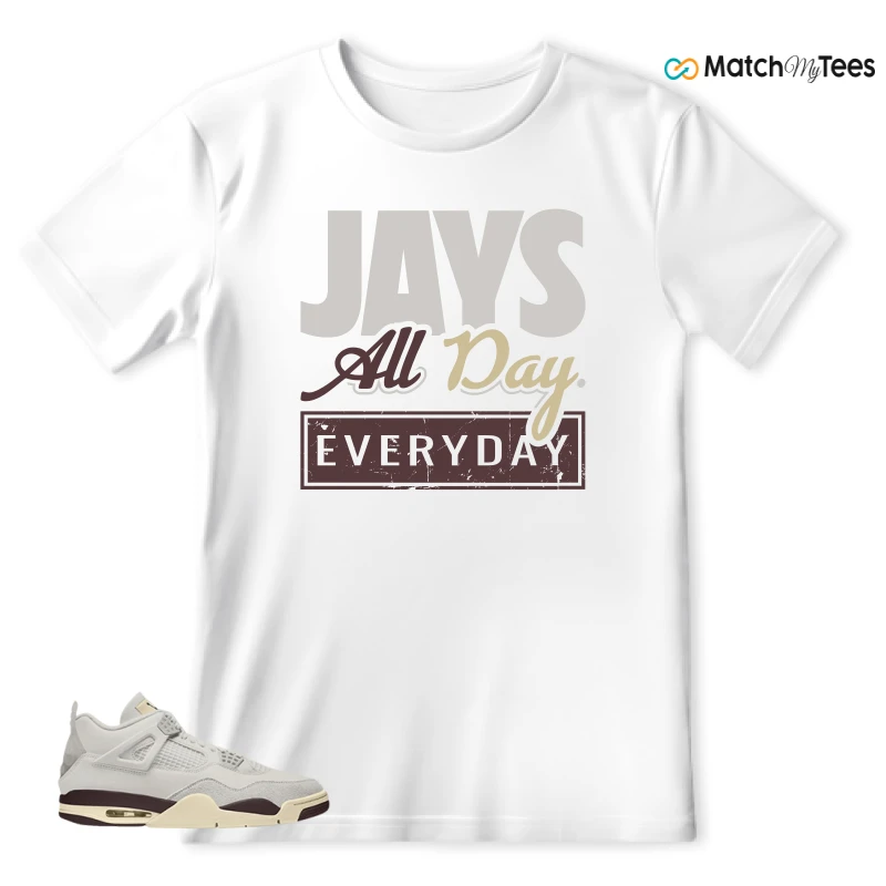 NIKE AIR JORDAN 4 RETRO X A MA MANIÉRE PHANTOM WMNS SNEAKER Matching Tees t-shirt