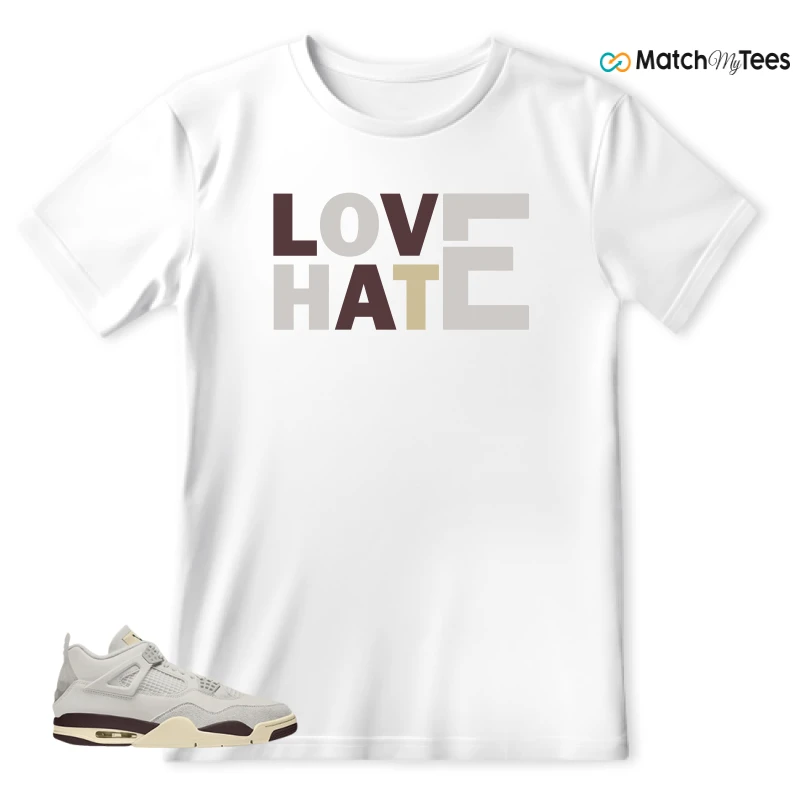 NIKE AIR JORDAN 4 RETRO X A MA MANIÉRE PHANTOM WMNS SNEAKER Matching Tees t-shirt