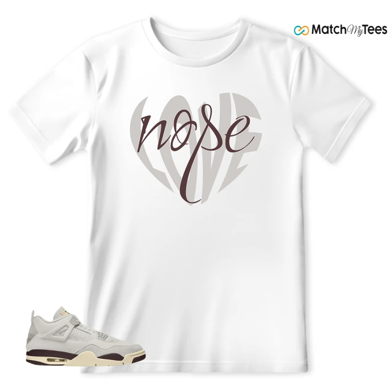 NIKE AIR JORDAN 4 RETRO X A MA MANIÉRE PHANTOM WMNS SNEAKER Matching Tees t-shirt