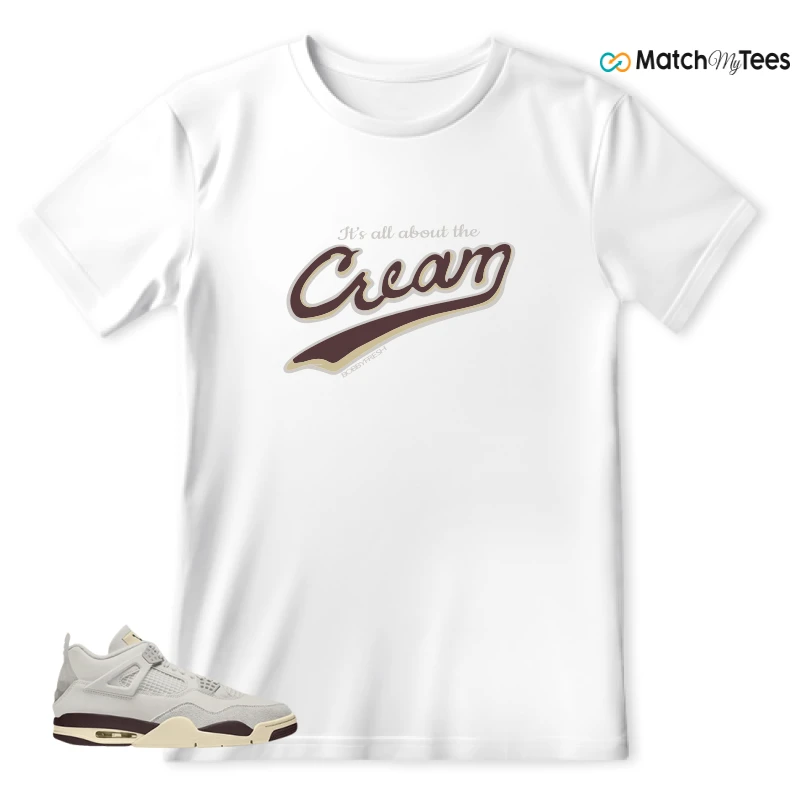 NIKE AIR JORDAN 4 RETRO X A MA MANIÉRE PHANTOM WMNS SNEAKER Matching Tees t-shirt