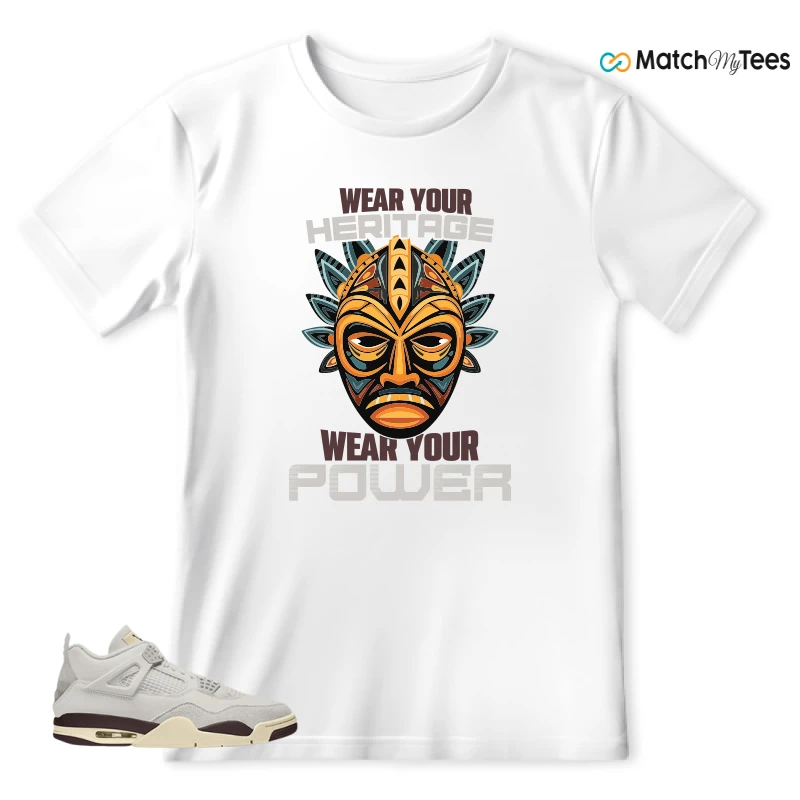 NIKE AIR JORDAN 4 RETRO X A MA MANIÉRE PHANTOM WMNS SNEAKER Matching Tees t-shirt