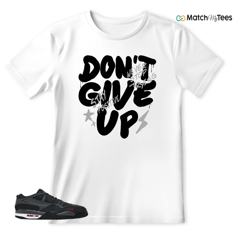 NIKE AIR JORDAN 4 RM SP X NIGEL SYLVESTER ANTHRACITE SNEAKER Matching Tees t-shirt