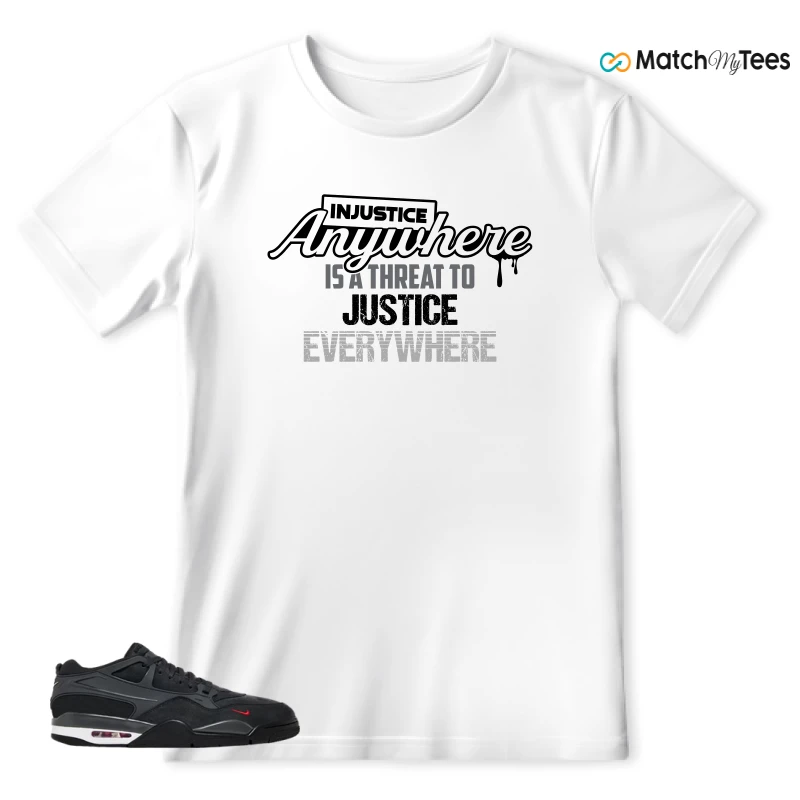 NIKE AIR JORDAN 4 RM SP X NIGEL SYLVESTER ANTHRACITE SNEAKER Matching Tees t-shirt