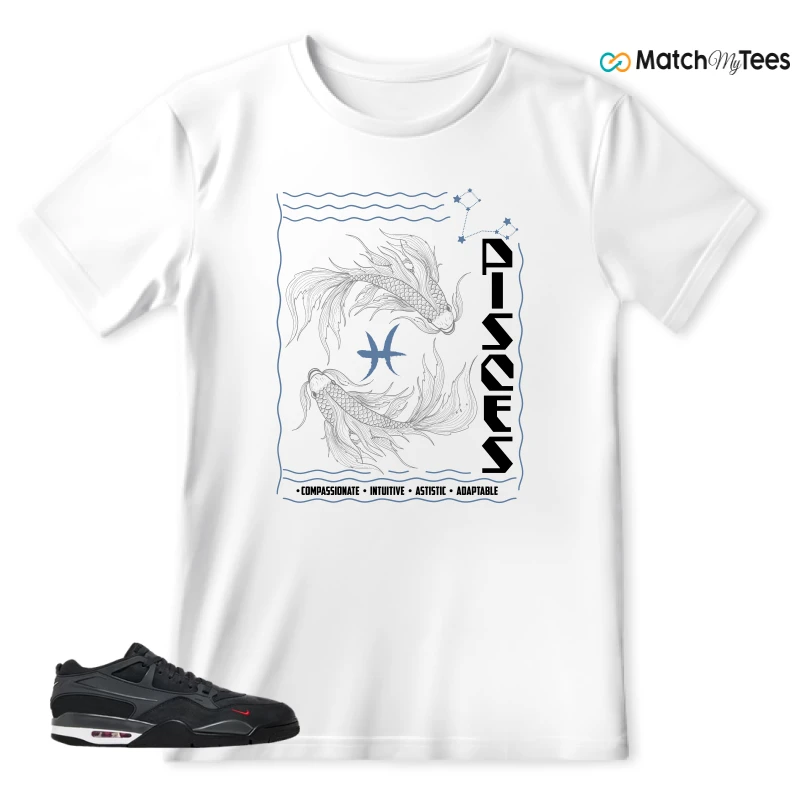 NIKE AIR JORDAN 4 RM SP X NIGEL SYLVESTER ANTHRACITE SNEAKER Matching Tees t-shirt