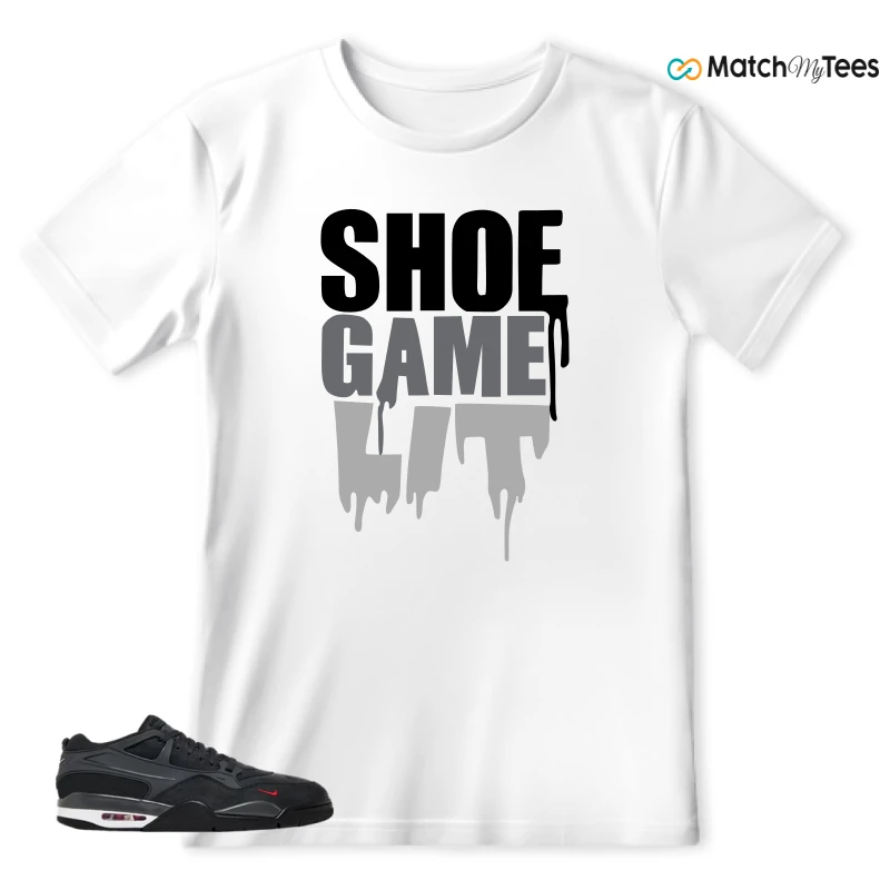 NIKE AIR JORDAN 4 RM SP X NIGEL SYLVESTER ANTHRACITE SNEAKER Matching Tees t-shirt