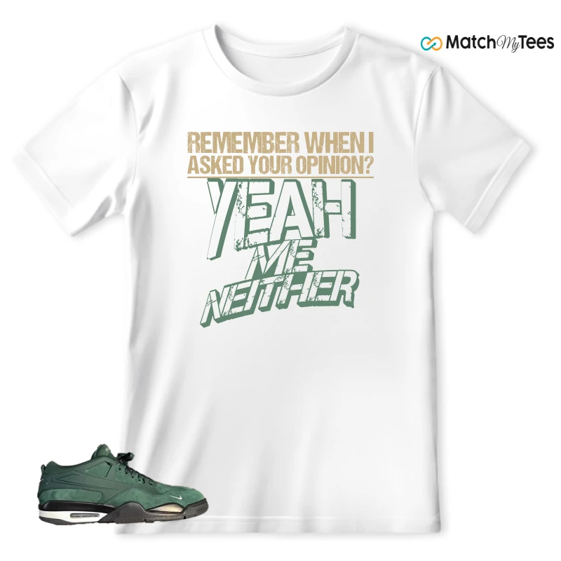 NIKE AIR JORDAN 4 RM X NIGEL SYLVESTER GRANDMA'S DRIVEWAY SNEAKER Matching Tees T-shirt for Men