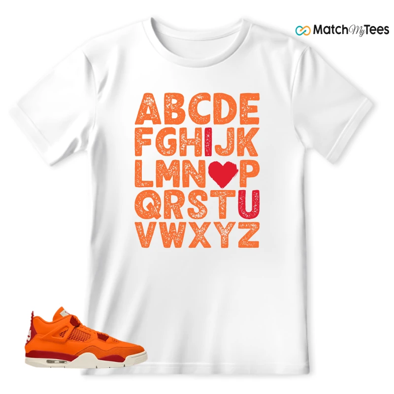 NIKE AIR JORDAN 4 X NIGEL SYLVESTER BIKE AIR FIREWOOD ORANGE SNEAKER Matching Tees t-shirt