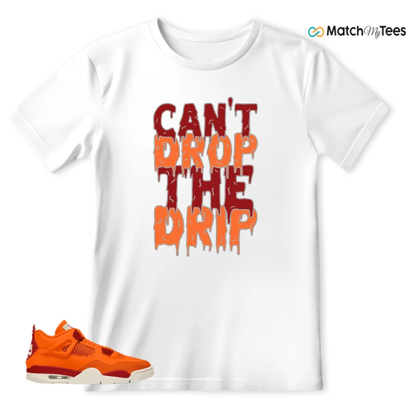 NIKE AIR JORDAN 4 X NIGEL SYLVESTER BIKE AIR FIREWOOD ORANGE SNEAKER Matching Tees t-shirt