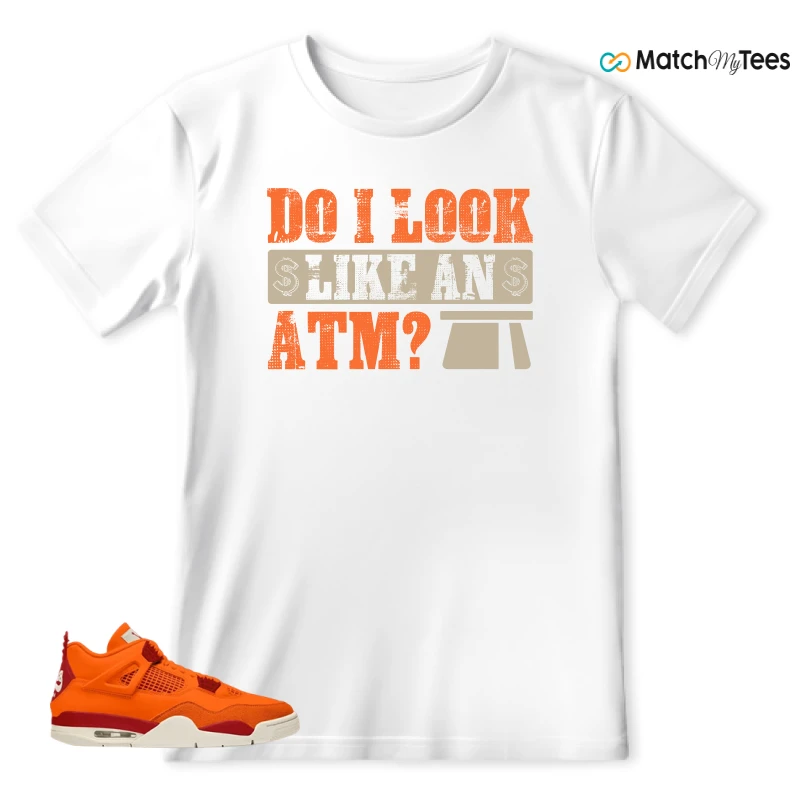 NIKE AIR JORDAN 4 X NIGEL SYLVESTER BIKE AIR FIREWOOD ORANGE SNEAKER Matching Tees t-shirt