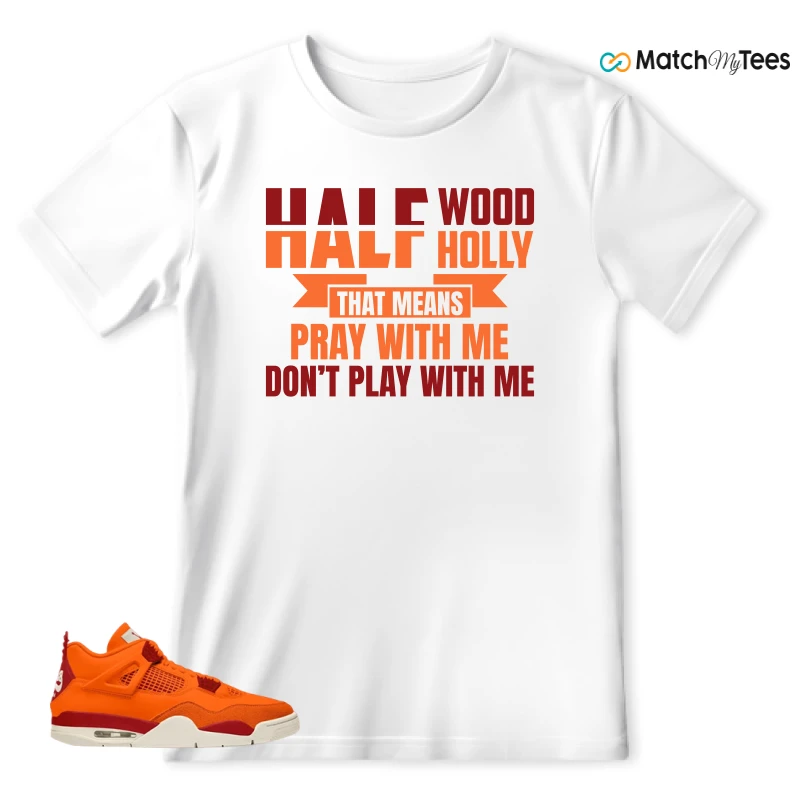 NIKE AIR JORDAN 4 X NIGEL SYLVESTER BIKE AIR FIREWOOD ORANGE SNEAKER Matching Tees t-shirt
