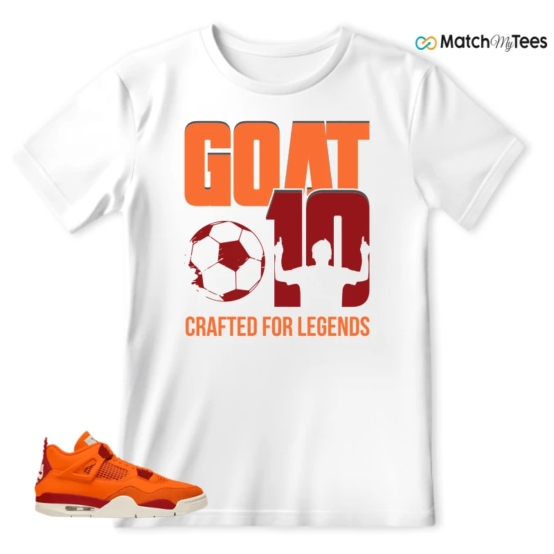 NIKE AIR JORDAN 4 X NIGEL SYLVESTER BIKE AIR FIREWOOD ORANGE SNEAKER Matching Tees t-shirt