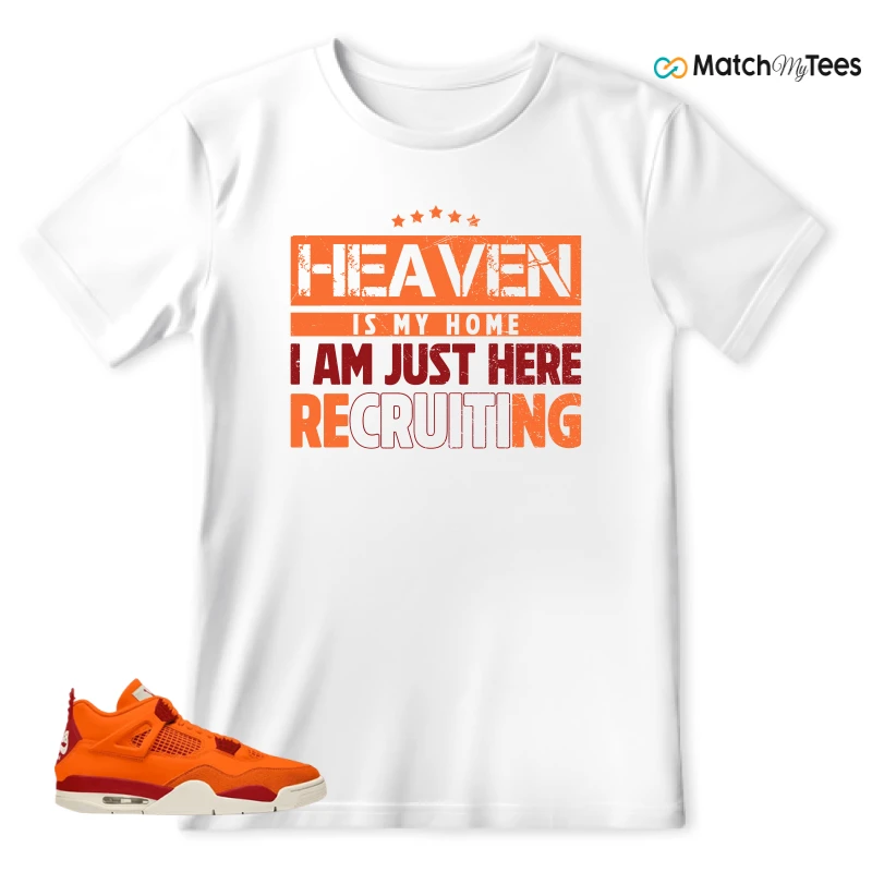 NIKE AIR JORDAN 4 X NIGEL SYLVESTER BIKE AIR FIREWOOD ORANGE SNEAKER Matching Tees t-shirt