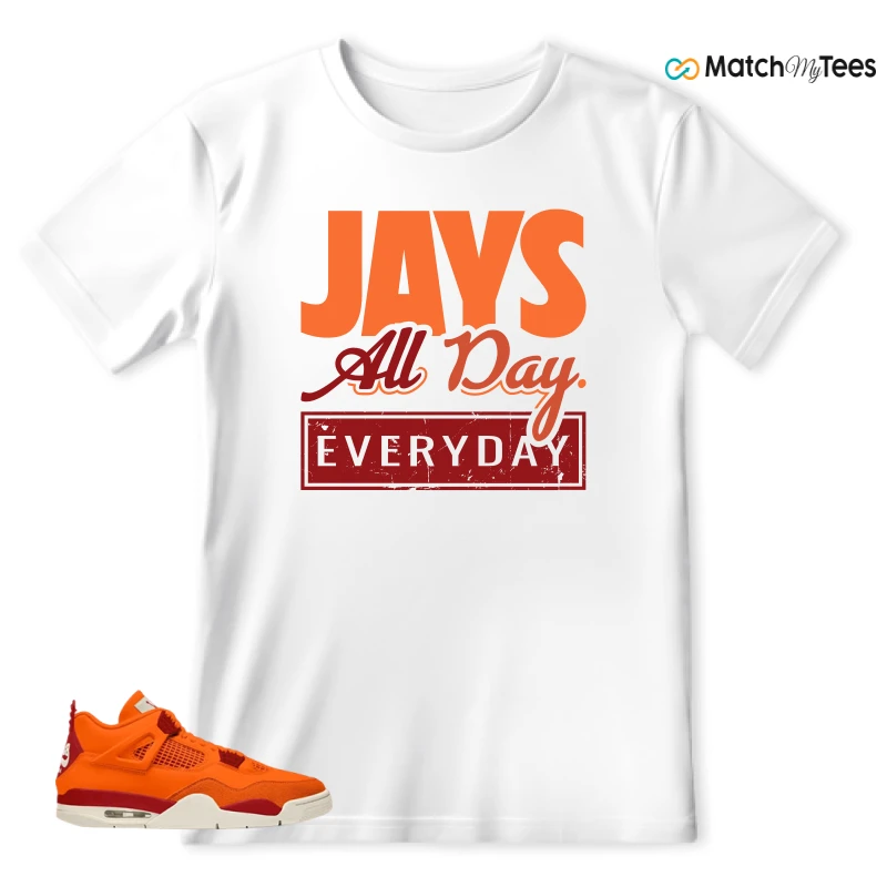 NIKE AIR JORDAN 4 X NIGEL SYLVESTER BIKE AIR FIREWOOD ORANGE SNEAKER Matching Tees t-shirt