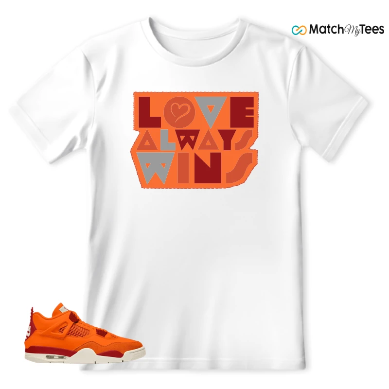 NIKE AIR JORDAN 4 X NIGEL SYLVESTER BIKE AIR FIREWOOD ORANGE SNEAKER Matching Tees t-shirt