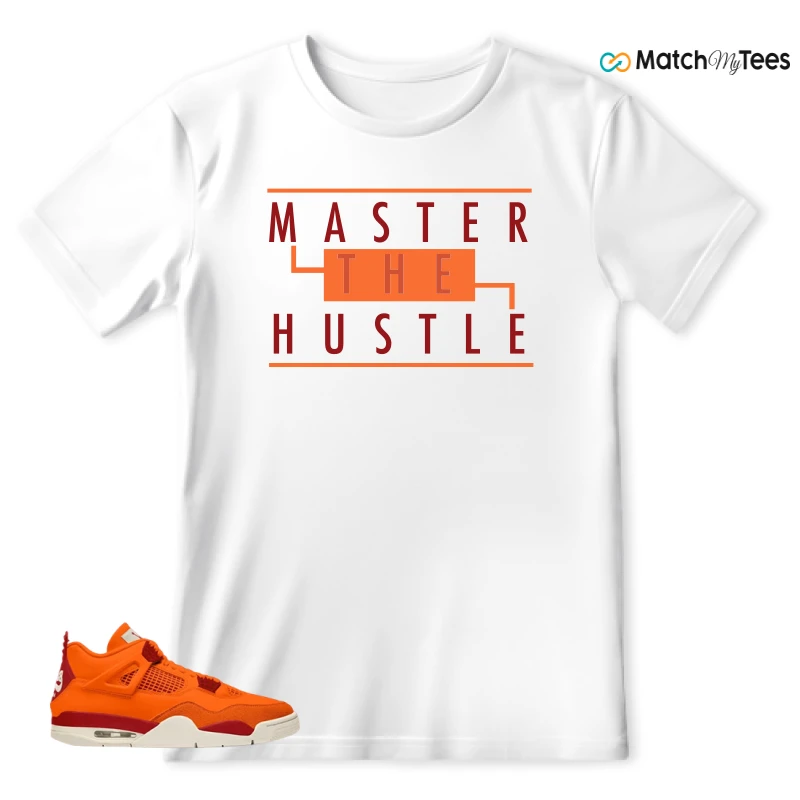 NIKE AIR JORDAN 4 X NIGEL SYLVESTER BIKE AIR FIREWOOD ORANGE SNEAKER Matching Tees t-shirt