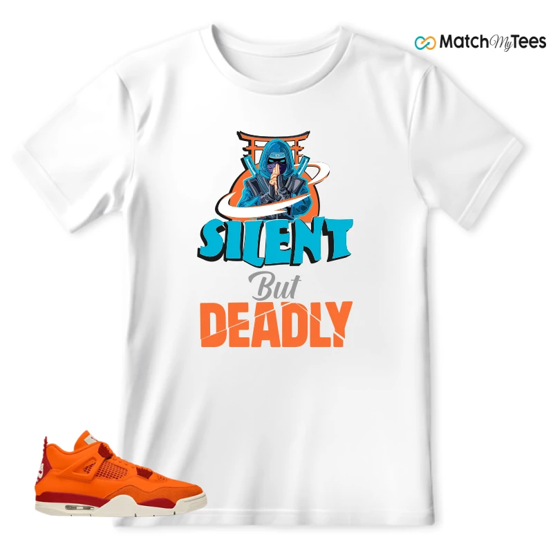 NIKE AIR JORDAN 4 X NIGEL SYLVESTER BIKE AIR FIREWOOD ORANGE SNEAKER Matching Tees t-shirt