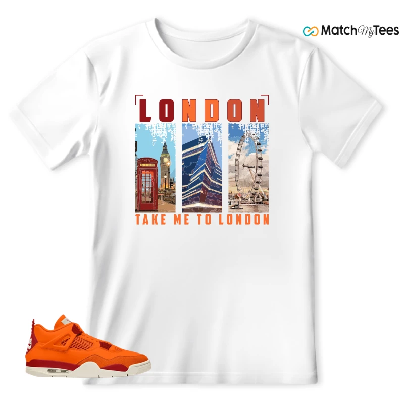NIKE AIR JORDAN 4 X NIGEL SYLVESTER BIKE AIR FIREWOOD ORANGE SNEAKER Matching Tees t-shirt