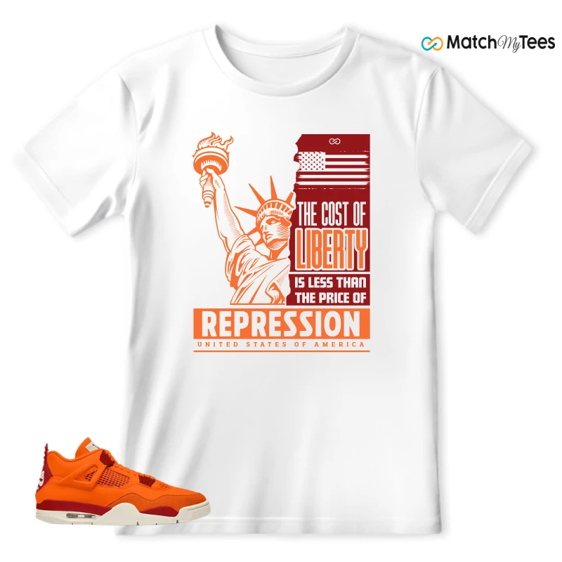 NIKE AIR JORDAN 4 X NIGEL SYLVESTER BIKE AIR FIREWOOD ORANGE SNEAKER Matching Tees t-shirt