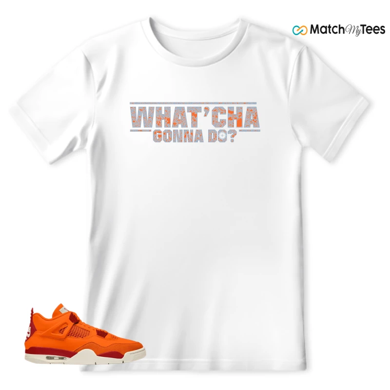 NIKE AIR JORDAN 4 X NIGEL SYLVESTER BIKE AIR FIREWOOD ORANGE SNEAKER Matching Tees t-shirt