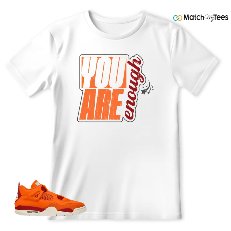 NIKE AIR JORDAN 4 X NIGEL SYLVESTER BIKE AIR FIREWOOD ORANGE SNEAKER Matching Tees t-shirt
