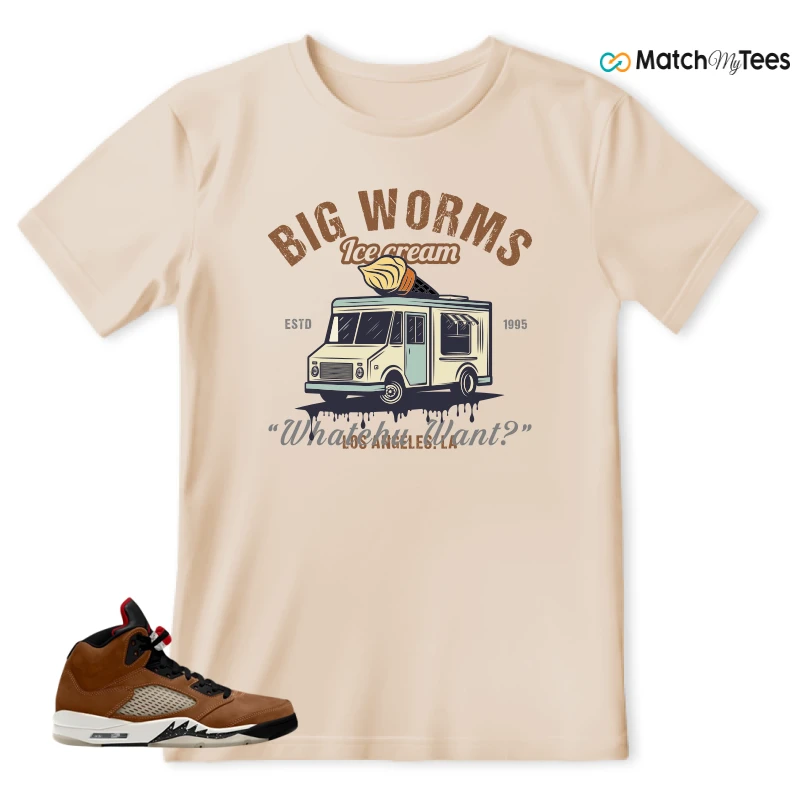 NIKE AIR JORDAN 5 ARCHAEO BROWN 2024 SNEAKER Matching Tees t-shirt