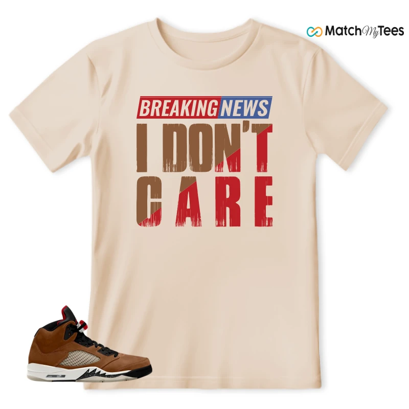NIKE AIR JORDAN 5 ARCHAEO BROWN 2024 SNEAKER Matching Tees t-shirt