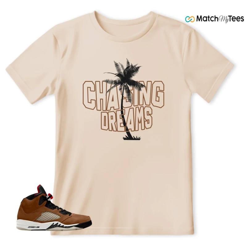 NIKE AIR JORDAN 5 ARCHAEO BROWN 2024 SNEAKER Matching Tees t-shirt