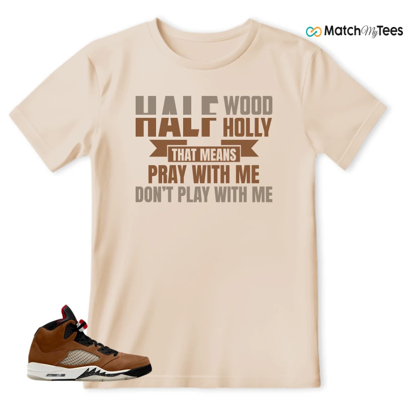 NIKE AIR JORDAN 5 ARCHAEO BROWN 2024 SNEAKER Matching Tees t-shirt