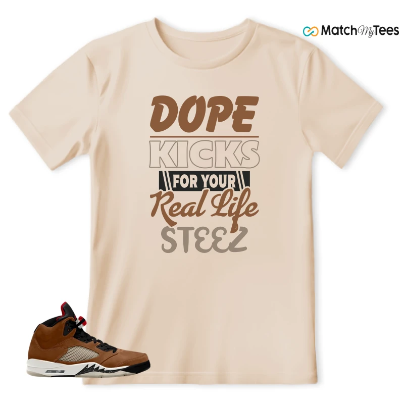NIKE AIR JORDAN 5 ARCHAEO BROWN 2024 SNEAKER Matching Tees t-shirt